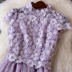 Retro Embroidery Print Dress
