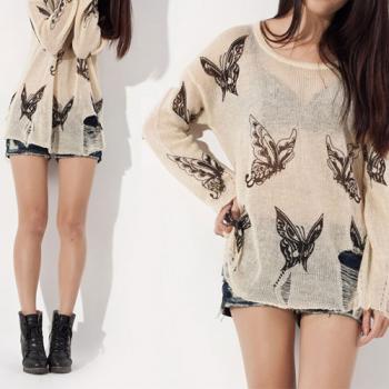Punk Style Loose Fitting F..